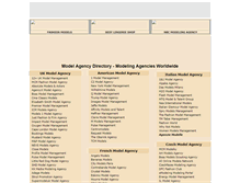 Tablet Screenshot of model-agency.nbcmodels.com